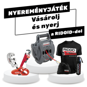 RIDGID nyereményjáték – Vásárolj és nyerj!